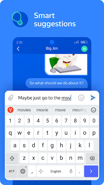 Run android online APK Yandex Keyboard from MyAndroid or emulate Yandex Keyboard using MyAndroid