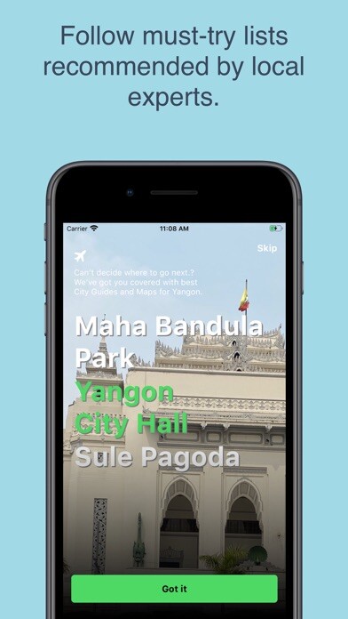 Emulate iPhone app Yangon using MyAndroid