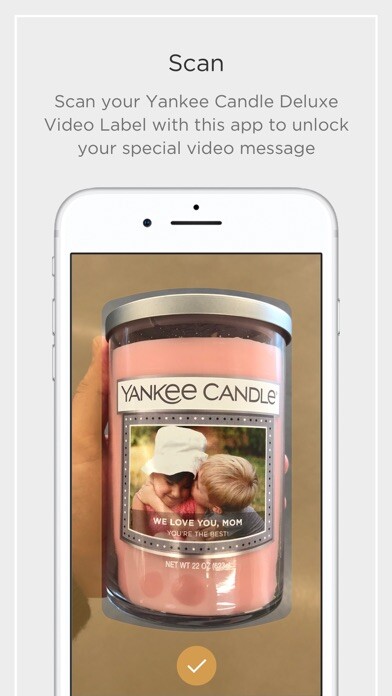 Emulate iPhone app Yankee Candle Video Labels using MyAndroid