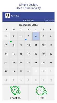 Emulate Android APK YaNote Notes and Calendar
