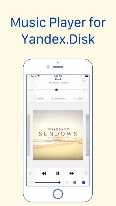 Emulate iPhone app YaPlayer: cloud music player using MyAndroid Emulate iPhone app YaPlayer: cloud music player using MyAndroid
