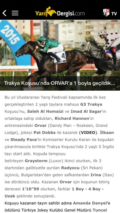 Emulate iPhone app Yarış Dergisi using MyAndroid Emulate iPhone app Yarış Dergisi using MyAndroid