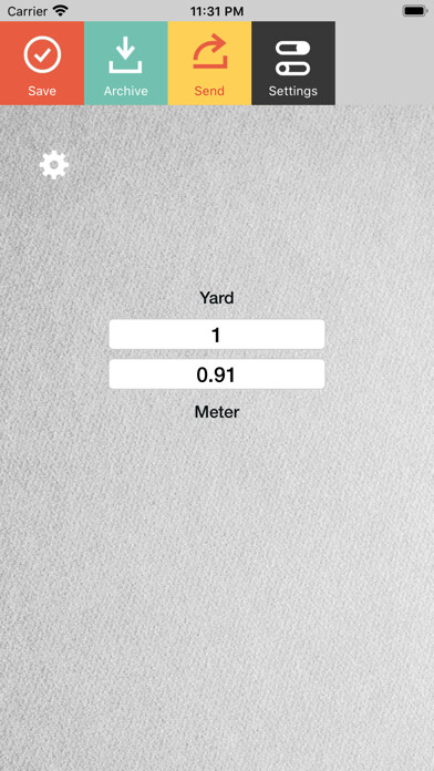 Emulate iPhone app Yard Meter using MyAndroid