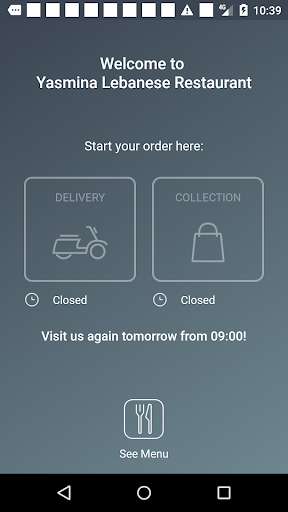 Run android online APK Yasmina Lebanese Restaurant from MyAndroid or emulate Yasmina Lebanese Restaurant using MyAndroid