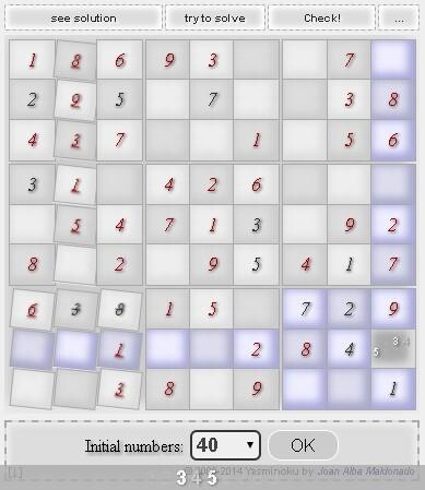 Emulate Android APK Yasminoku sudoku with solver