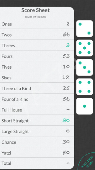 Emulate iPhone app Yatzi - a classic dice poker using MyAndroid Emulate iPhone app Yatzi - a classic dice poker using MyAndroid