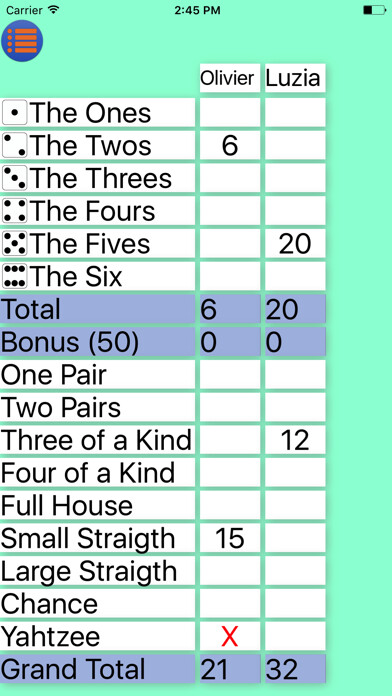 Emulate iPhone app Yatzy Pocket Scorecard using MyAndroid Emulate iPhone app Yatzy Pocket Scorecard using MyAndroid