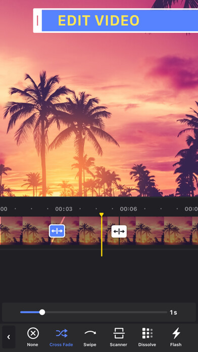 Emulate iPhone app YaVi - Video Editor using MyAndroid