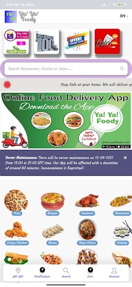 Run android online APK YaYa Foody : Food Delivery App from MyAndroid or emulate YaYa Foody : Food Delivery App using MyAndroid Run android online APK YaYa Foody : Food Delivery App from MyAndroid or emulate YaYa Foody : Food Delivery App using MyAndroid