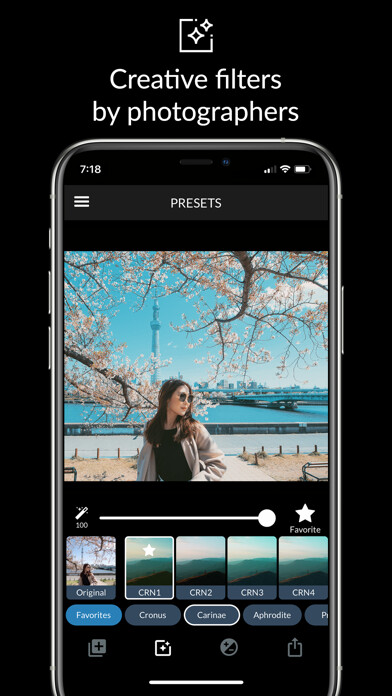 Emulate iPhone app YCreating: Photo Editor using MyAndroid