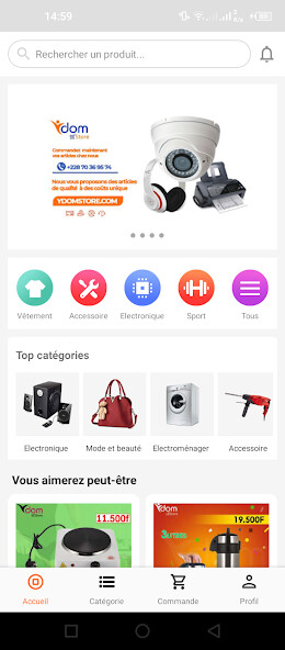 Run android online APK Ydom Store from MyAndroid or emulate Ydom Store using MyAndroid