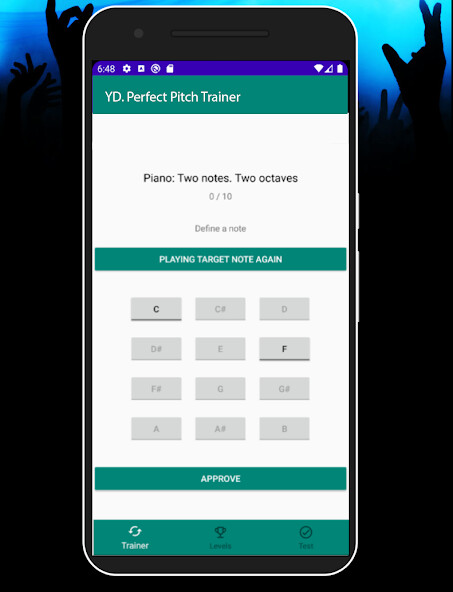 Run android online APK YD: Perfect Pitch Trainer from MyAndroid or emulate YD: Perfect Pitch Trainer using MyAndroid Run android online APK YD: Perfect Pitch Trainer from MyAndroid or emulate YD: Perfect Pitch Trainer using MyAndroid