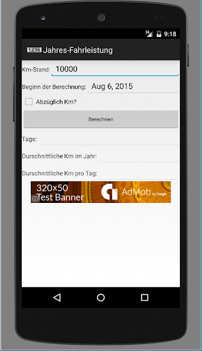 Emulate Android APK Yearly Mileage