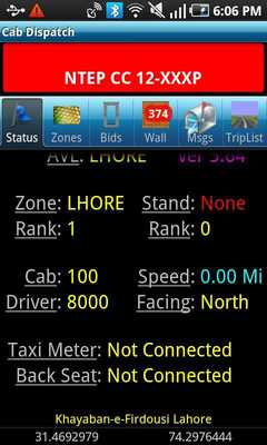 Emulate Android APK YellowCabPWC - Driver