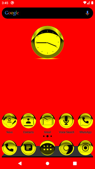 Run android online APK Yellow Icon Pack Style 1 from MyAndroid or emulate Yellow Icon Pack Style 1 using MyAndroid
