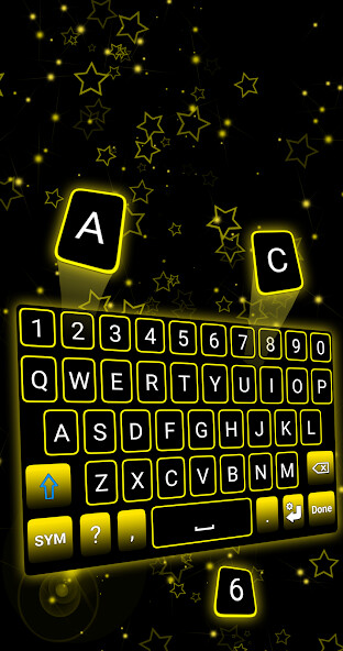 Run android online APK Yellow Neon Keyboard from MyAndroid or emulate Yellow Neon Keyboard using MyAndroid