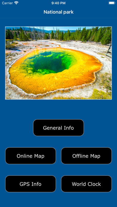 Emulate iPhone app Yellowstone National Park Map! using MyAndroid Emulate iPhone app Yellowstone National Park Map! using MyAndroid
