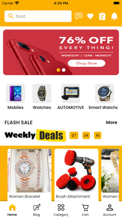 Emulate iPhone app Yellow Stores using MyAndroid Emulate iPhone app Yellow Stores using MyAndroid