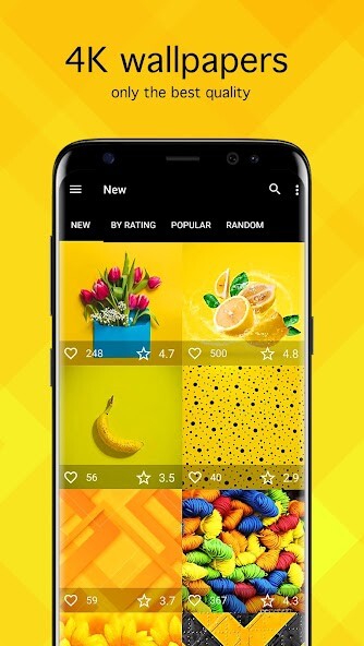 Run android online APK Yellow Wallpapers 4K from MyAndroid or emulate Yellow Wallpapers 4K using MyAndroid