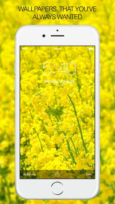 Emulate iPhone app Yellow Wallpapers & Yellow Backgrounds using MyAndroid