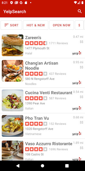 Run android online APK YelpSearch from MyAndroid or emulate YelpSearch using MyAndroid Run android online APK YelpSearch from MyAndroid or emulate YelpSearch using MyAndroid