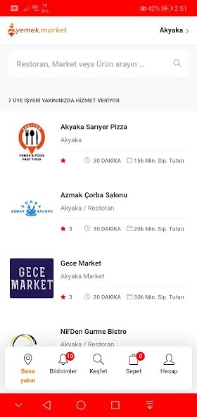 Run android online APK yemek.market from MyAndroid or emulate yemek.market using MyAndroid
