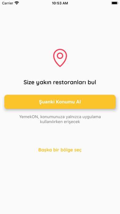 Emulate iPhone app Yemekon using MyAndroid