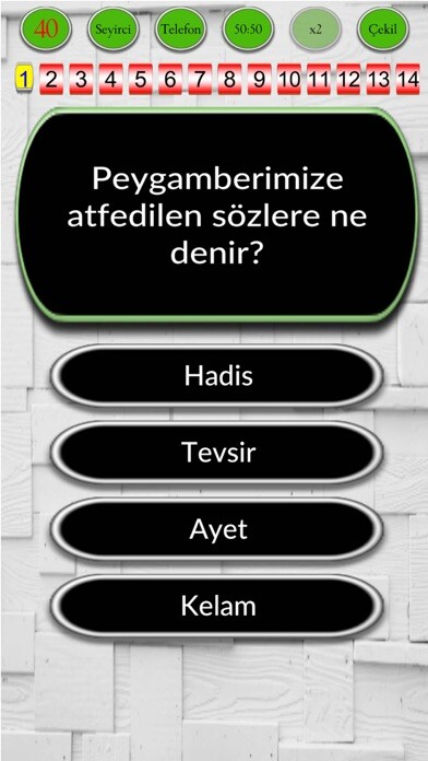 Emulate iPhone app Yeni Dini Bilgi Yarışması using MyAndroid Emulate iPhone app Yeni Dini Bilgi Yarışması using MyAndroid