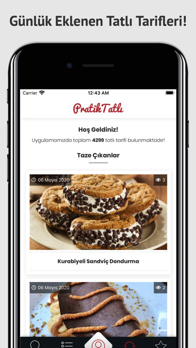 Emulate iPhone app Yeni Pratik Tatl? Tarifleri using MyAndroid Emulate iPhone app Yeni Pratik Tatl? Tarifleri using MyAndroid