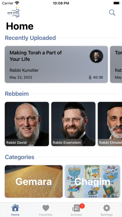Emulate iPhone app Yeshivat Torat Shraga using MyAndroid Emulate iPhone app Yeshivat Torat Shraga using MyAndroid