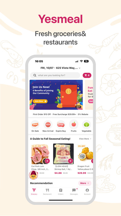 Emulate iPhone app Yesmeal using MyAndroid
