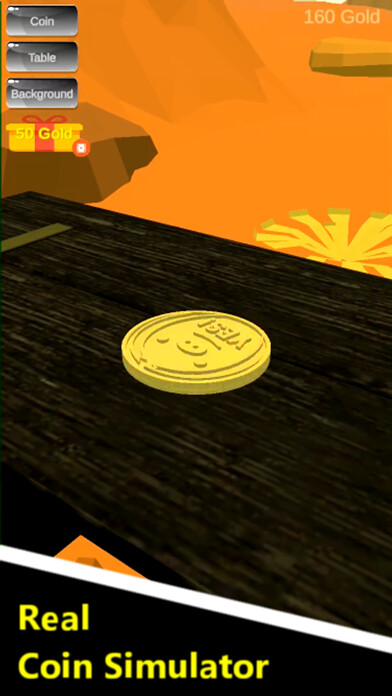 Emulate iPhone app Yes Or No Coin using MyAndroid