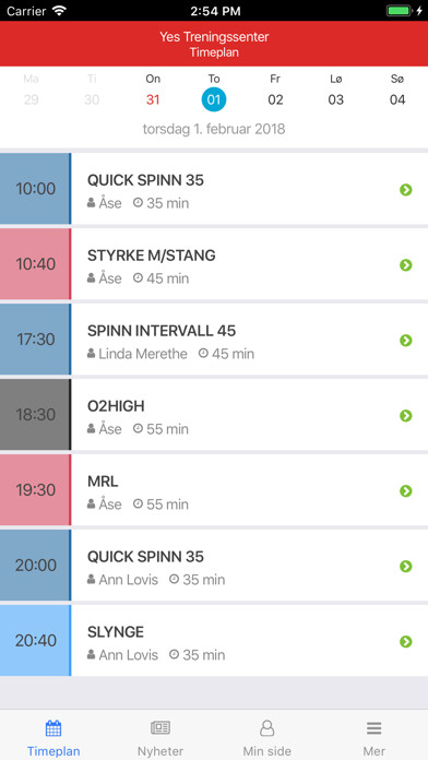 Emulate iPhone app YES Trening using MyAndroid Emulate iPhone app YES Trening using MyAndroid
