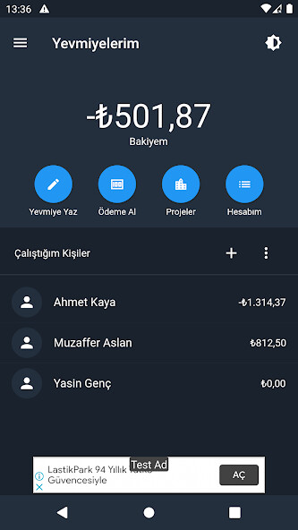 Run android online APK Yevmiyelerim from MyAndroid or emulate Yevmiyelerim using MyAndroid