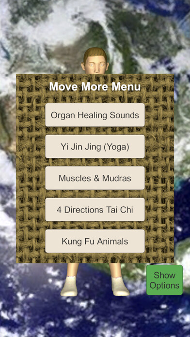 Emulate iPhone app Yi Jin Jing App using MyAndroid