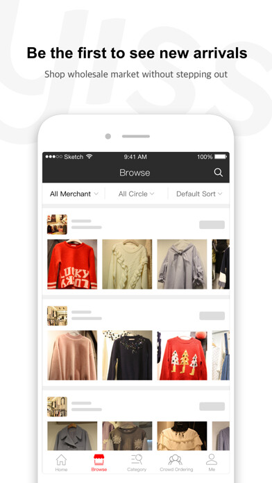 Emulate iPhone app YISS-Korean Clothing Wholesale using MyAndroid Emulate iPhone app YISS-Korean Clothing Wholesale using MyAndroid