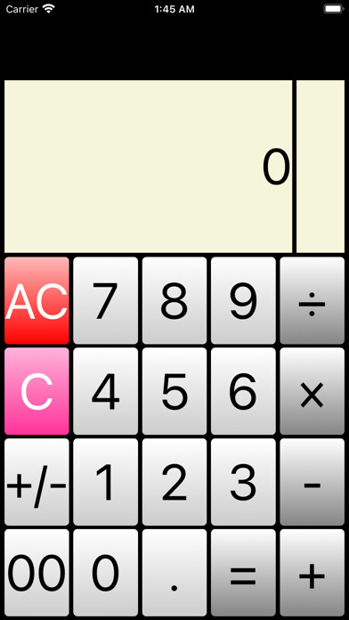 Emulate iPhone app YKGA Calculator Free using MyAndroid