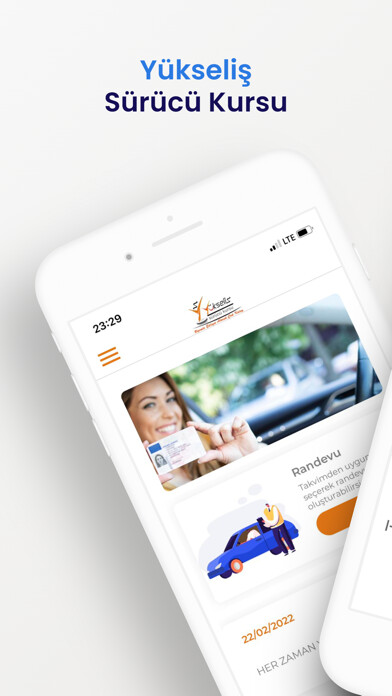 Emulate iPhone app Yükseliş Sürücü Kursu using MyAndroid