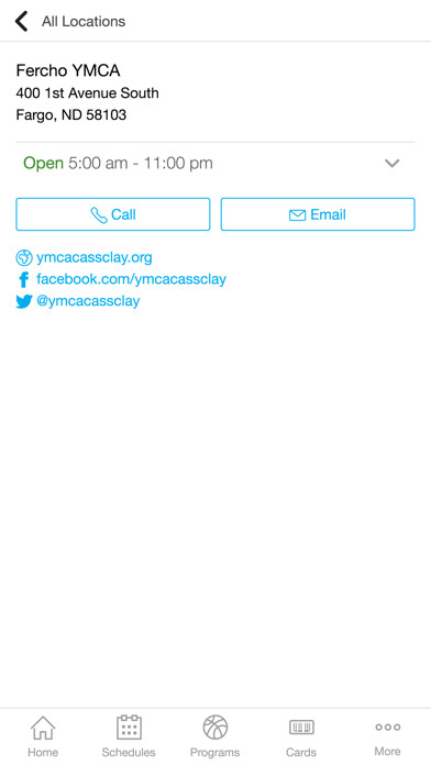 Emulate iPhone app YMCA of Cass and Clay Counties using MyAndroid Emulate iPhone app YMCA of Cass and Clay Counties using MyAndroid