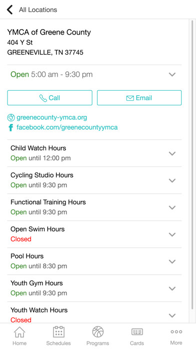Emulate iPhone app YMCA of Greene County using MyAndroid Emulate iPhone app YMCA of Greene County using MyAndroid