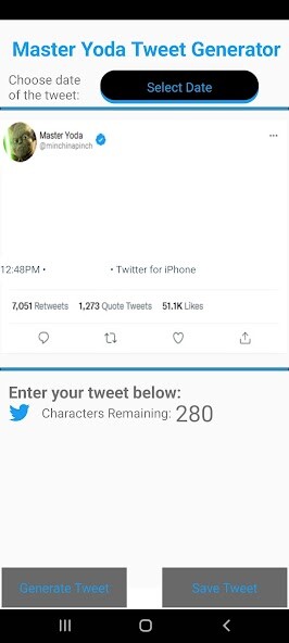 Run android online APK Yoda Tweet Generator from MyAndroid or emulate Yoda Tweet Generator using MyAndroid Run android online APK Yoda Tweet Generator from MyAndroid or emulate Yoda Tweet Generator using MyAndroid