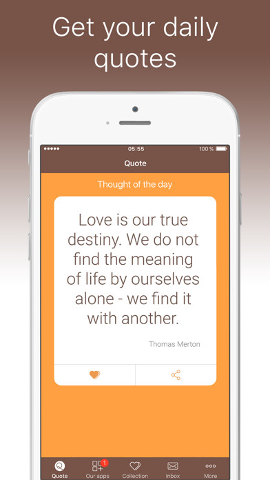 Emulate iPhone app Yodha Life Quotes and Sayings using MyAndroid