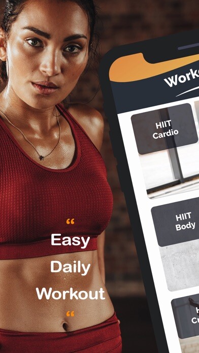 Emulate iPhone app YoFit - Workout & Fitness using MyAndroid