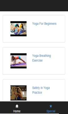 Emulate Android APK yoga 10 exercises for beginner