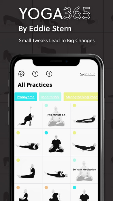 Emulate iPhone app YOGA365: Micro-practices using MyAndroid Emulate iPhone app YOGA365: Micro-practices using MyAndroid