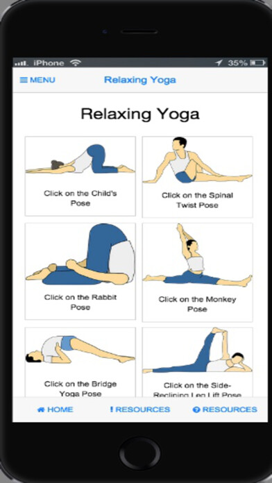 Emulate iPhone app Yoga 4 Life using MyAndroid