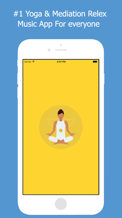 Emulate iPhone app Yoga and meditation Relex Music Ad Free using MyAndroid