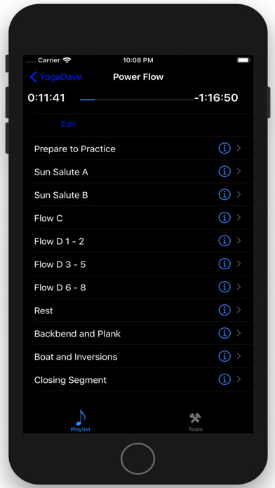 Emulate iPhone app YogaDave using MyAndroid