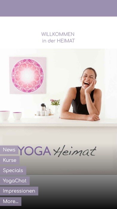Emulate iPhone app YOGAHeimat using MyAndroid Emulate iPhone app YOGAHeimat using MyAndroid