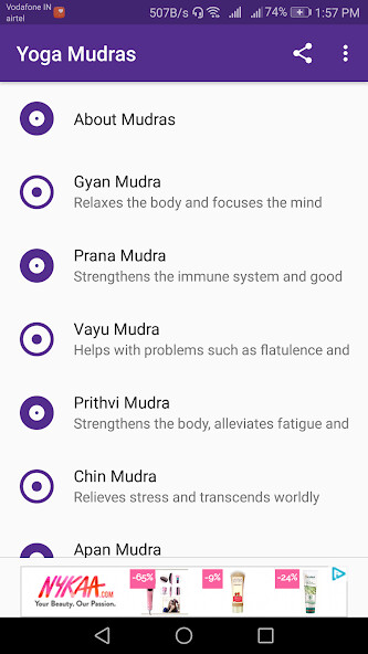 Emulate Android APK Yoga Mudras